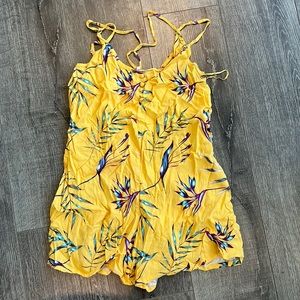 Roxy Girls Romper with Tropical Print size XS
